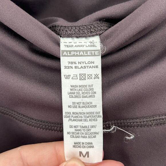 Alphalete Women's Workout Leggings - Brown - Medium - Picture 5 of 8